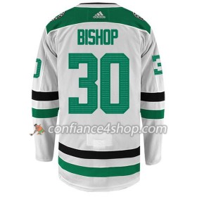 Adidas Maillot de Hockey Dallas Stars BEN BISHOP 30 Blanc Authentic - Homme